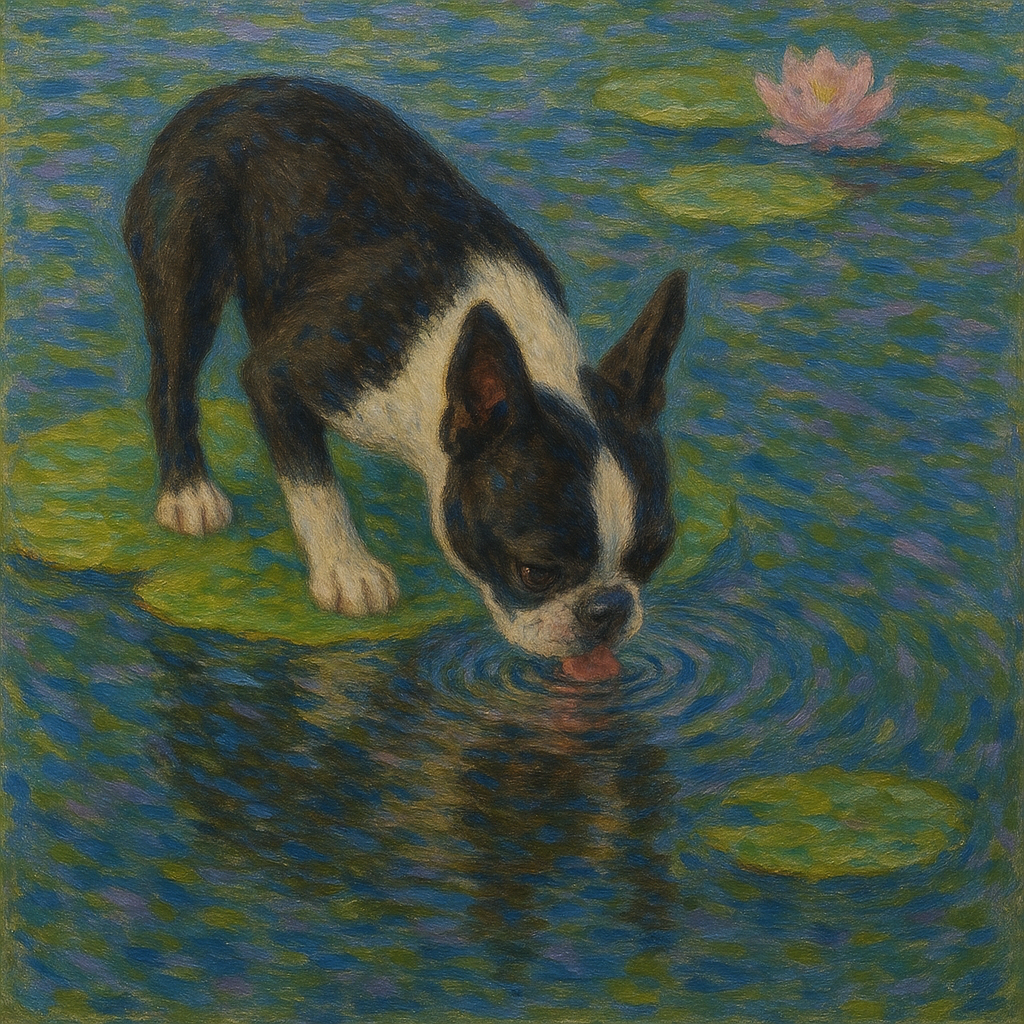 Testing the waters at Giverny