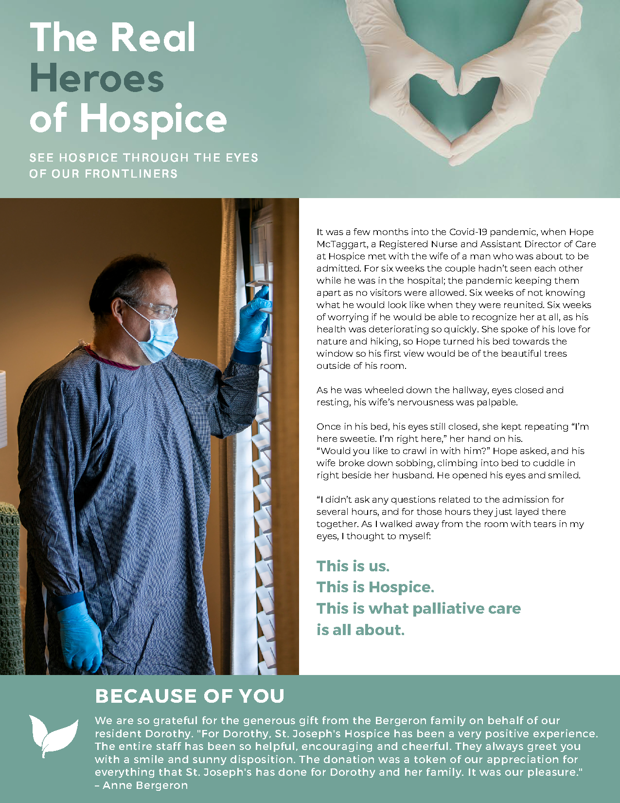 St. Joseph's Hospice — Always Together, Even When We're Apart - 7