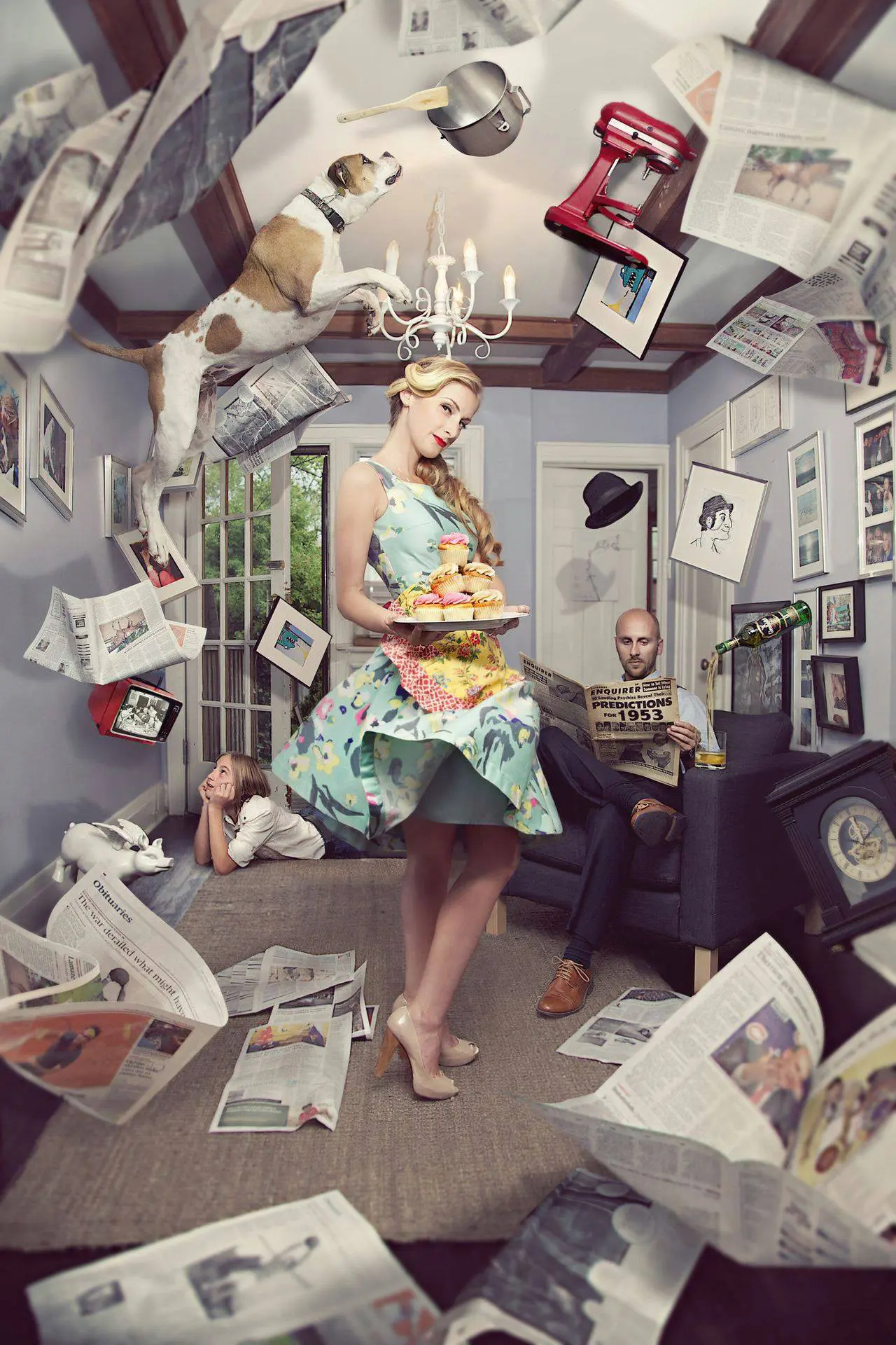 Domestic Chaos — Conceptual Photo Series