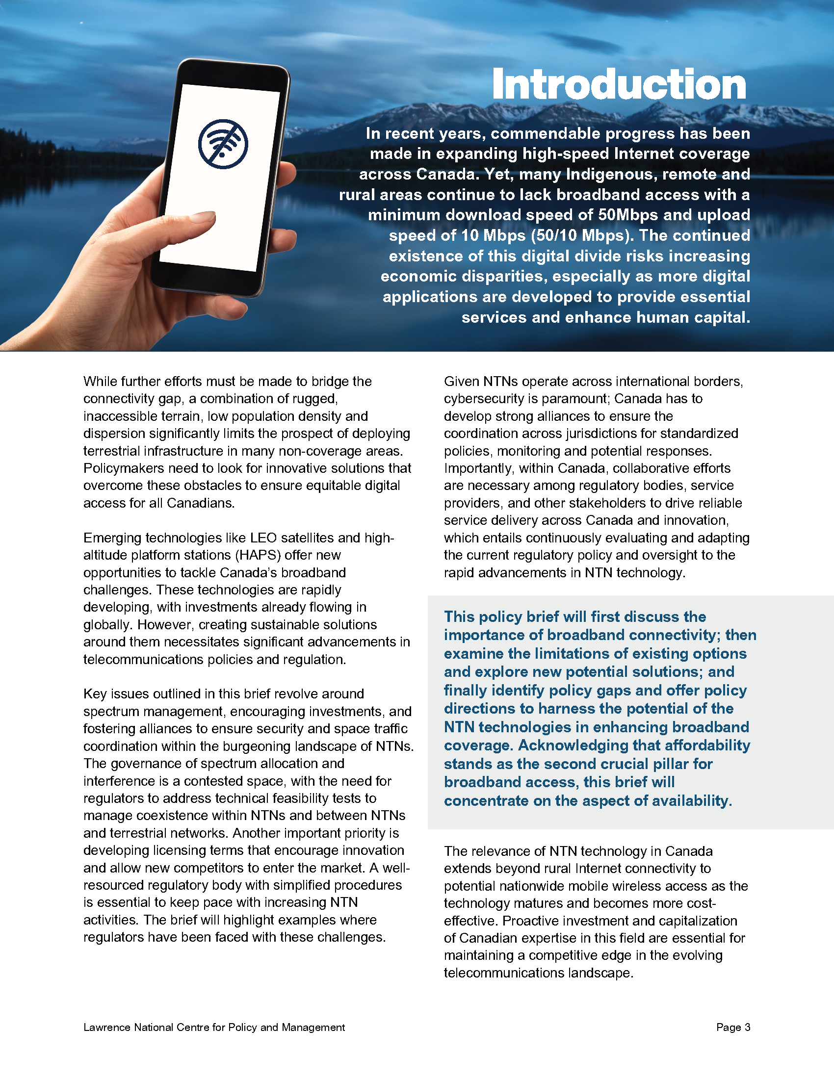 Ivey Business Case — Broadband Access - 2