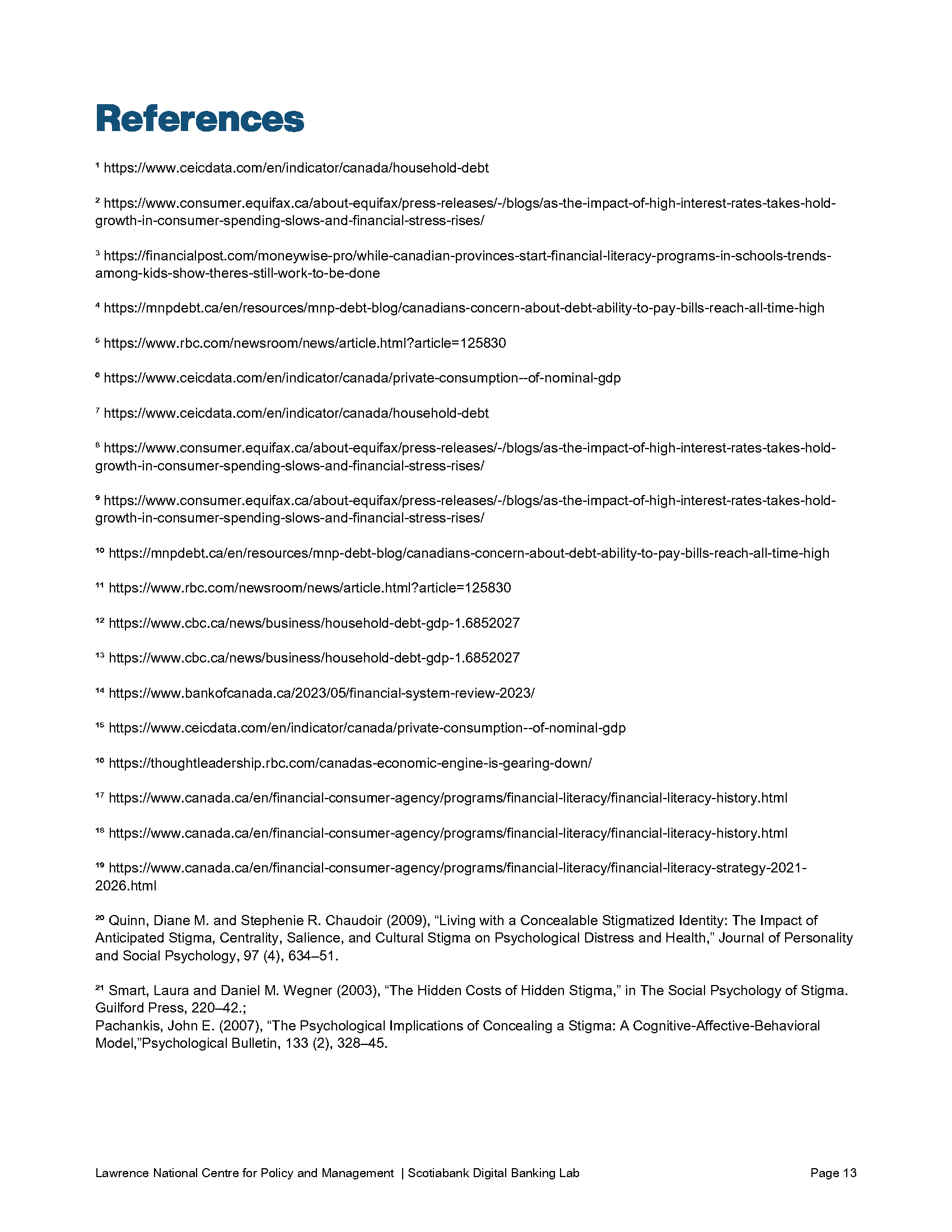 Ivey Business Case — Debt Stigmatization - 12