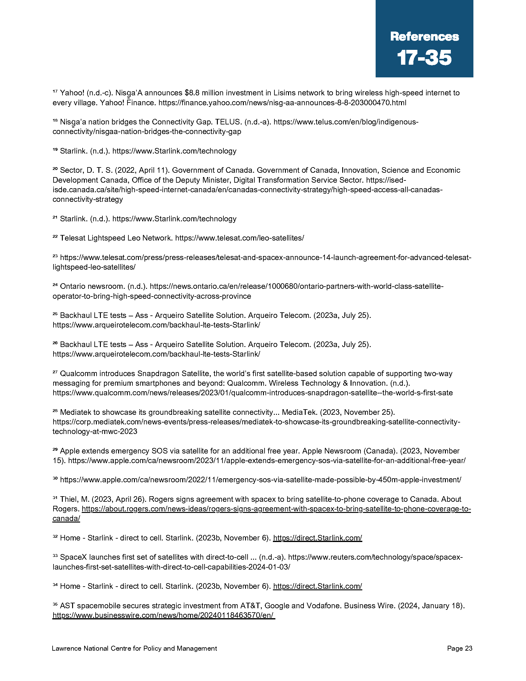 Ivey Business Case — Broadband Access - 22